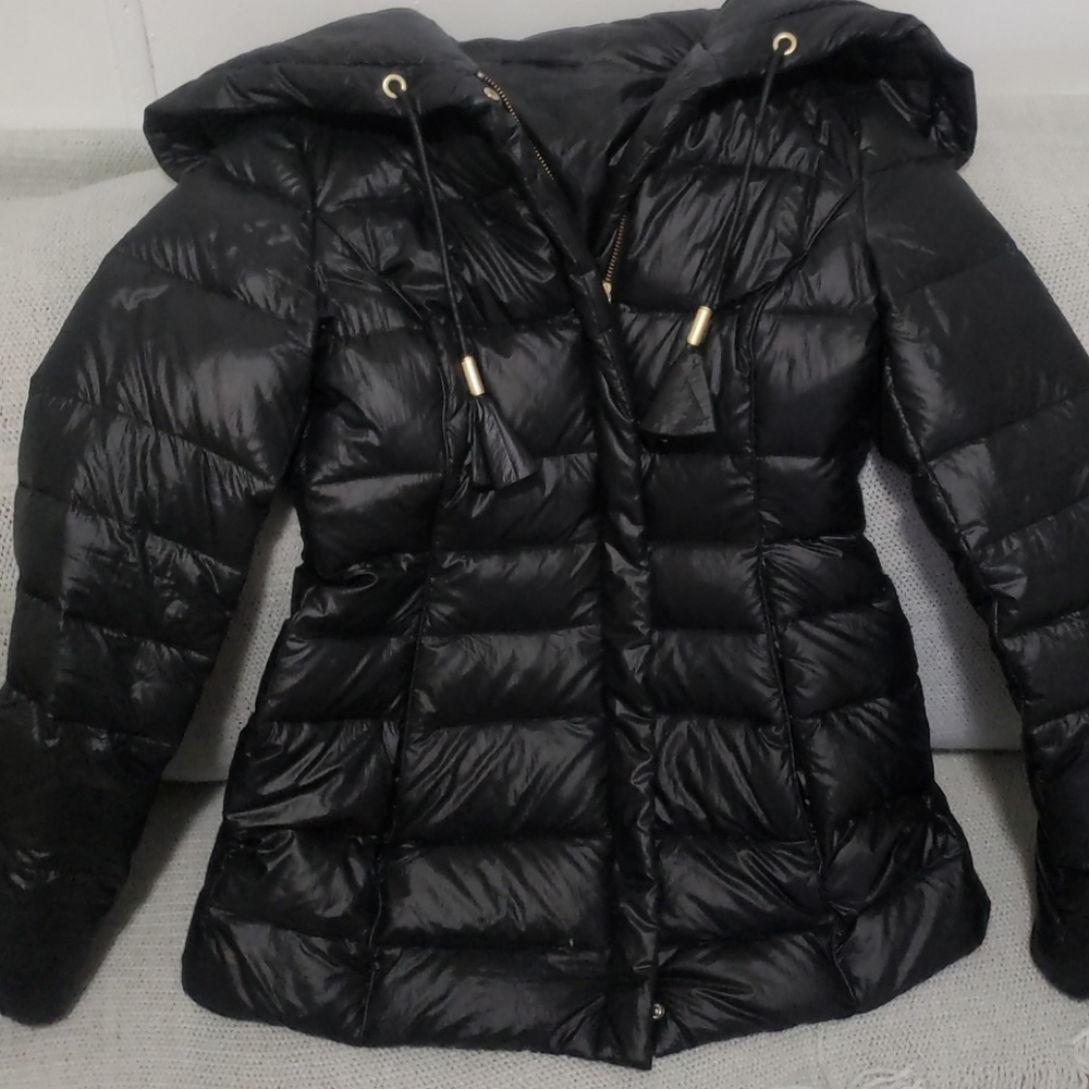 Hugo Boss Dark Navy Blue Womens Real Down Jacket